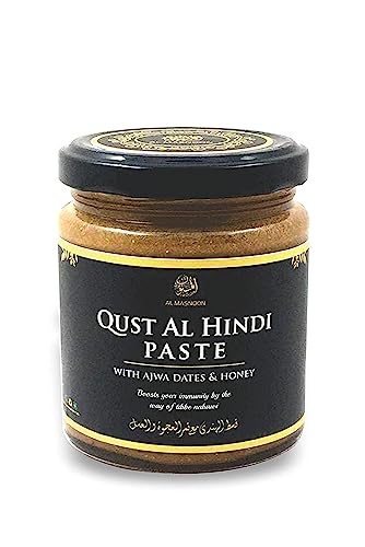QURA QUST AL Hindi Pasta con dátiles AJWA y miel 250 gramos