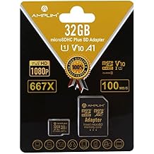 32GB MicroSDXC Card with Adapter 1X Black