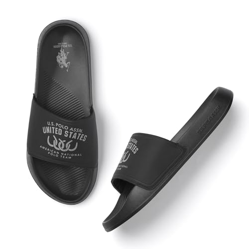 Image of U.S. POLO ASSN. Mens Toni |Stylish Slider Flipflops For Man