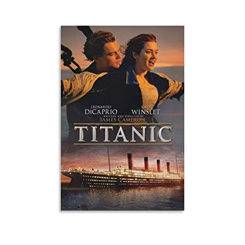Affiche Titanic sur toile idée cadeau originale pour cinéphile