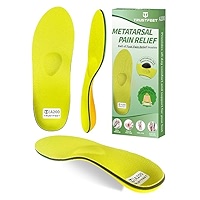 Semelles Intérieures Soulagement Métatarsalgie - Coussinet Avant-pied, Soutien Voûte Plantaire - Pour Hommes Et Femmes