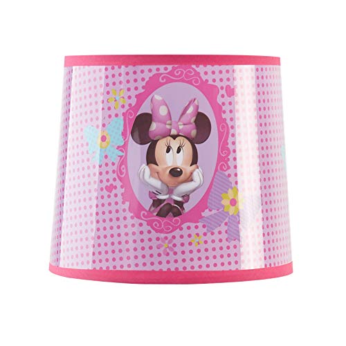 image for Idea Nuova Disney Minnie Mouse Stick Table Kids Lamp With Pull Chain, 