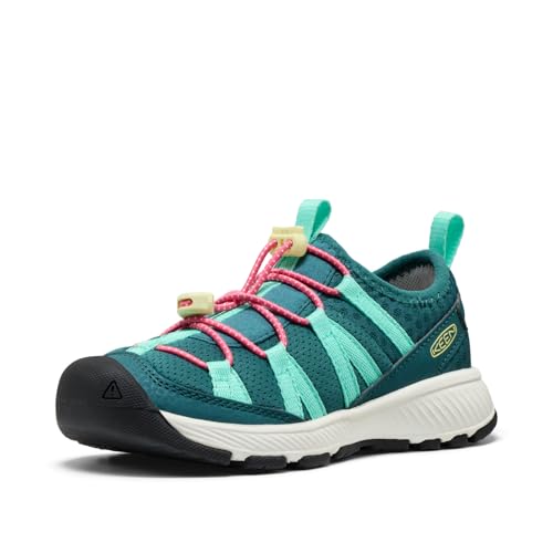 KEEN Motozoa Sneaker, Mediterranea/Pink Lemonade, 4 UK, Mediterranea różowa lemoniada, 4 UK