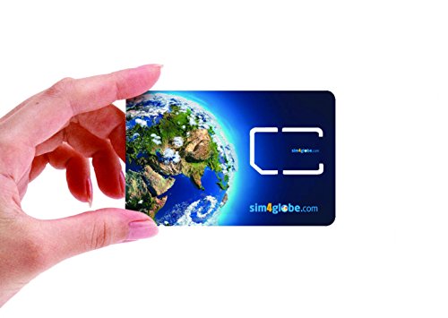 Sim4Globe Prepaid International SIM Card for Global Over 190 Countries - Compatible with All GSM Unlocked Phones (3-in-one micro, nano, Standard SIM) with $8 credit