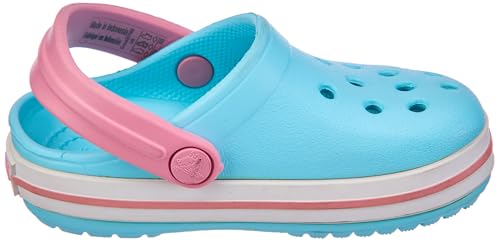 Image of Crocs Crocband Ice Blue /White Clog-(207005-4S3)-6 Kids UK (C6)