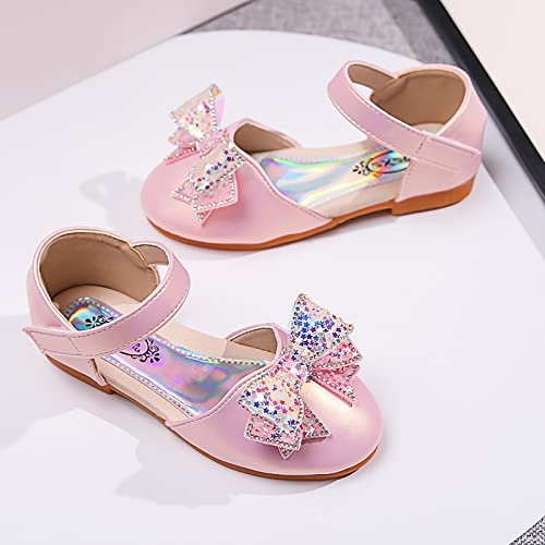 Girls Baby Princess Shoes Star Sequin Rhinestone Bow Sandals Dancing Shoes Infant Pearl Bling Shoes Single Girls Shoes4