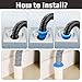 Giantree 3Pcs Drain Pipe Hose, Silicone Plug Sewer Seal Ring, for Washing Universal Fit Drain Hose Machine Laundry Room Bathroom Bathtub Kitchen Cleaning Tools