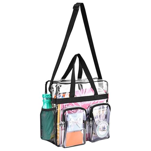 Bolsa transparente para estadios y conciertos con correa ajustable cómoda 4