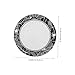 LABRIMP Halloween Tableware Set Disposable Plates Napkins and Forks for Spooky Celebrations for Halloween Parties and Gatherings Featuring Creepy Design
