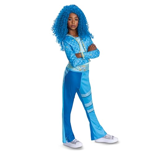 Descendants Chloe Costume for Kids Official Disney Descendants The Rise of Red Costume Jumpsuit Wig not Included Child Size (7-8)
