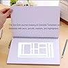 Handmade Flexible Record Template, 18 PCS Reusable Planner Stencils Set for 5mm Dot Grid Journals Drawing Checklist Calendar DIY Craft Supplies #4