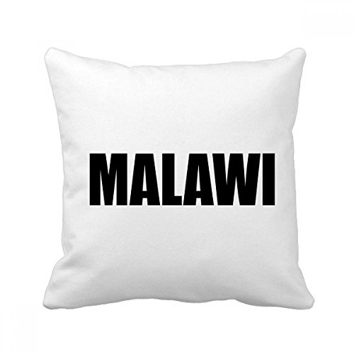Coussin Malawi multicolore au design carré noir contrasté pour fauteuil - 2