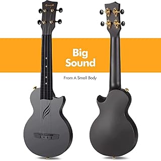 Enya Ukulele Soprano Nova U Mini Simple 21 Pouces – Ukulélé de voyage en fibre de carbone – avec Kit Débutant Comprenant… - Les Beatles, Paul McCartney, John Lennon, RIngo Starr, George Harrison Enya Ukulele Soprano Nova U Mini Simple 21 Pouces – Ukulélé de voyage en fibre de carbone – avec Kit Débutant Comprenant… – Image 2