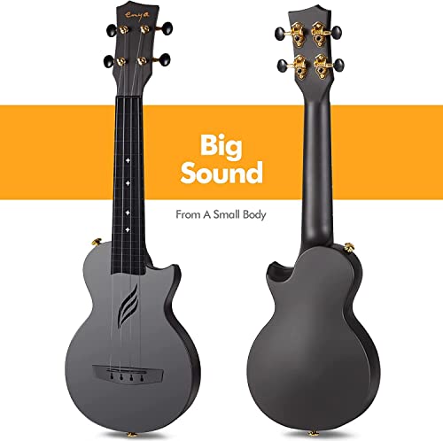 Enya Ukulele Soprano Nova U Mini Simple 21 Pouces – Ukulélé de voyage en fibre de carbone – avec Kit Débutant Comprenant… - Les Beatles, Paul McCartney, John Lennon, RIngo Starr, George Harrison Enya Ukulele Soprano Nova U Mini Simple 21 Pouces – Ukulélé de voyage en fibre de carbone – avec Kit Débutant Comprenant… – Image 3