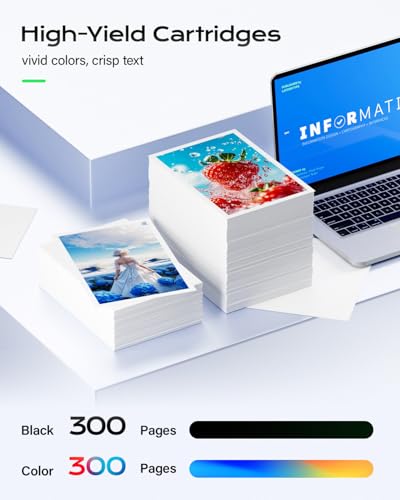 277XL Ink Cartridge High Yield Combo Pack Remanufactured for Epson 277xl 277 T277 T277XL Ink to Use with XP-850 XP-860 XP-950 XP-960 XP-970 Printer(Black Cyan Magenta Yellow Light Cyan Light Magenta) - Image 5