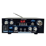 Amplificador de Coche de 900 W máx., 2.0 Canales, Potencia Nominal de 70 W + 70 W, Reproductor de música HiFi con Bluetooth,Reproducción precisa