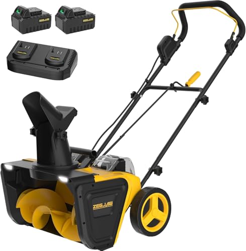 ZEGJAW 40V Snow Blower with LED
