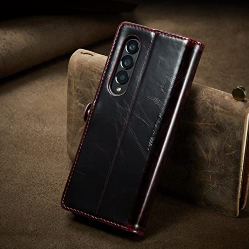 Housse Samsung Galaxy Z Fold 4 coque de protection rouge anti-rayures