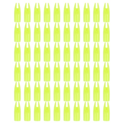 Encoches de flèches en plastique pour tir à l'arc assurant une trajectoire stable
