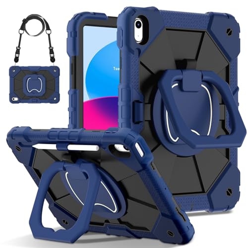 Coque iPad 11 robustesse antichoc avec dragonne et béquille rotative