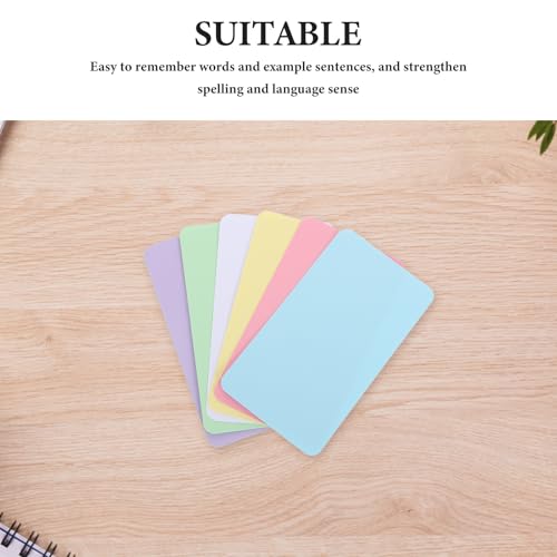 Carnet de mots manuscrits 600 pièces avec cartes vierges et boîtes de notes