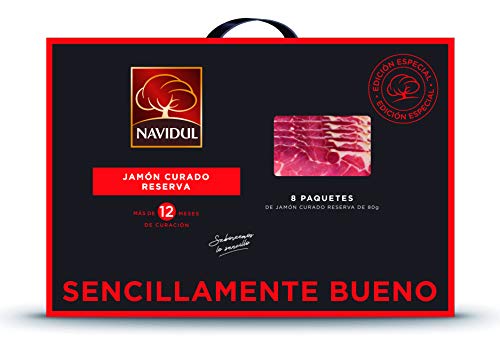 Navidul Maletín de Jamón curado Reserva freshpack 8x80g (+12 meses de curación) 640 g