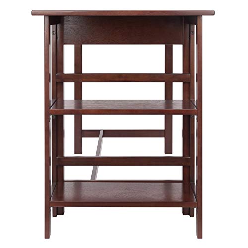 Winsome Velda Home Office, Antique Walnut #TOP2
