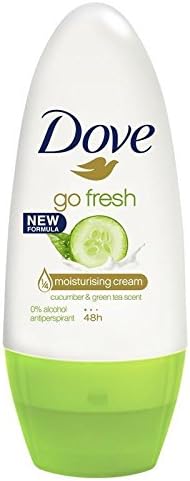 Dove Roll Anti Perspirant Moisturising Cream Go Fresh (Cucumber & Green Tea Scent, 12X50Ml/1.7 Oz)