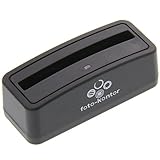 22 Gramm leicht foto-kontor Akku Ladegerät für Samsung Galaxy S4 i9500 Galaxy S4 LTE i9505 Galaxy S4 Duos i9502 Galaxy Mega 5.8 i9150 Akkuladestation Mini Lader