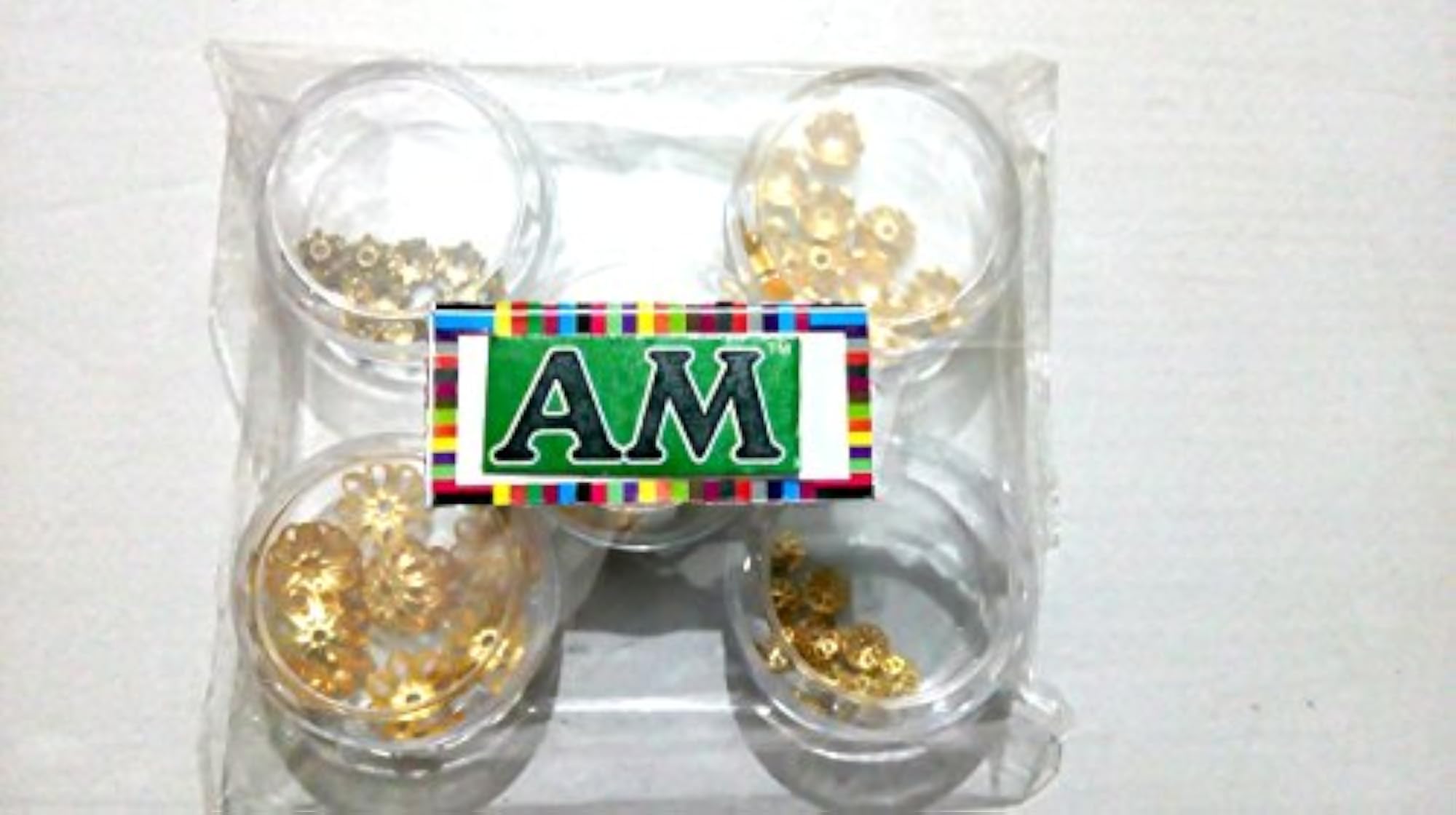 Flower Bead Caps for Silk Thread Jewellery Making