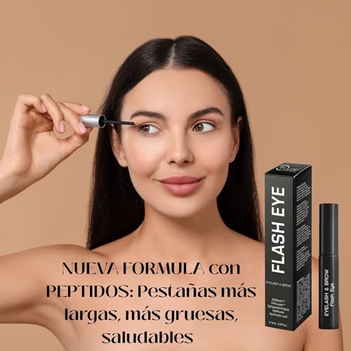 InLab FLASH EYE Sérum Alargador y Voluminizador de Pestañas y Cejas | 9ml | Tratamiento Intensivo de Crecimiento y Densidad | Post-Lifting y Laminado - imagen 5