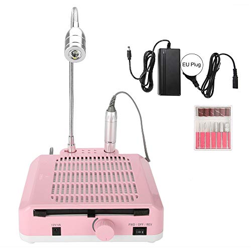 Maniküre-Maschine, Staubsauger, LED-Licht, Tischlampe, leistungsstark, Staubsauger, Maniküre, Reinigungswerkzeug, Bohrer…