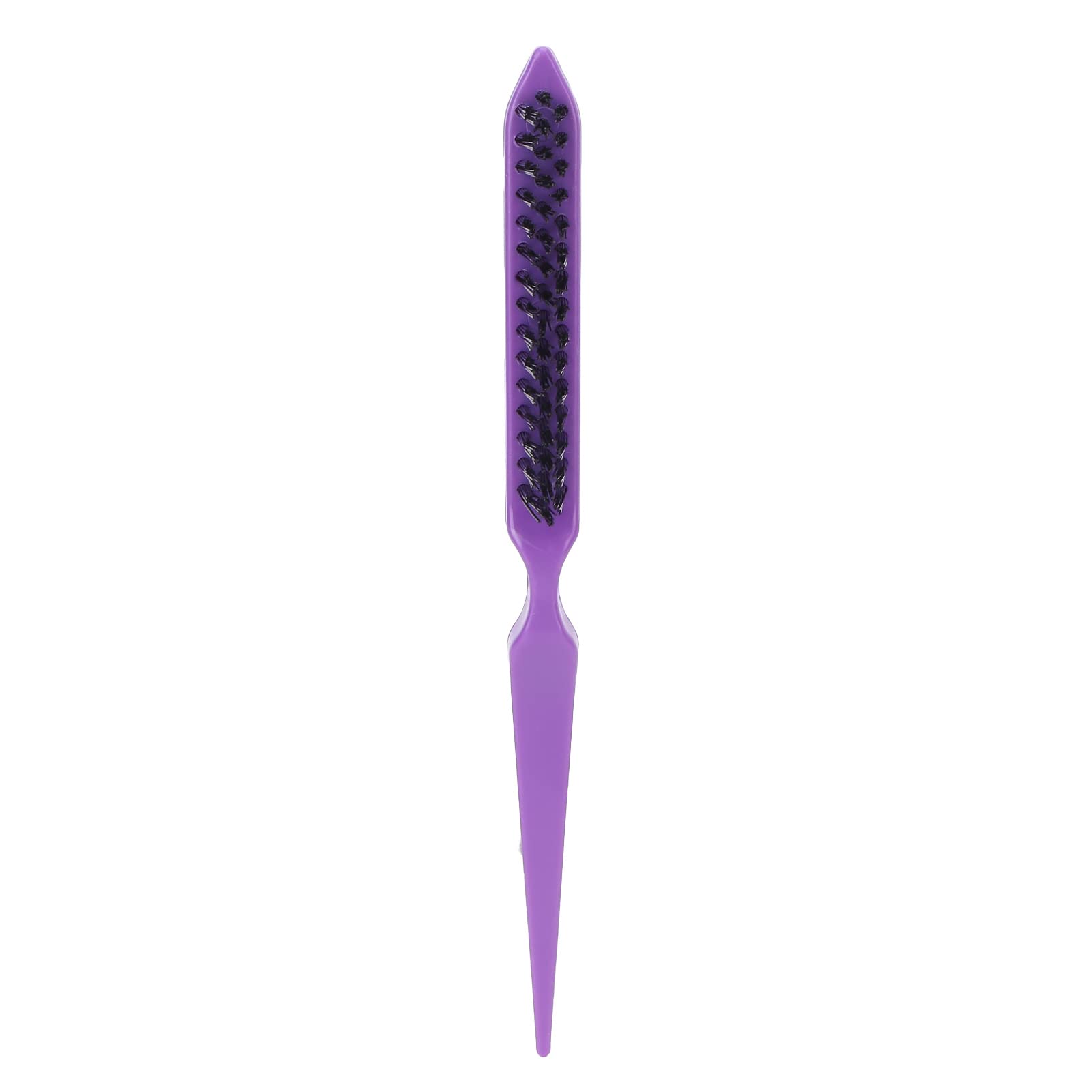Fabater Set di Pettini per Tintura per Capelli Viola 3 Pezzi, Pettine a Coda di Topo in Acciaio Inossidabile Spazzola per Acconciature, Spazzola per Capelli a Olio per Tintura Sezionamento Styling,