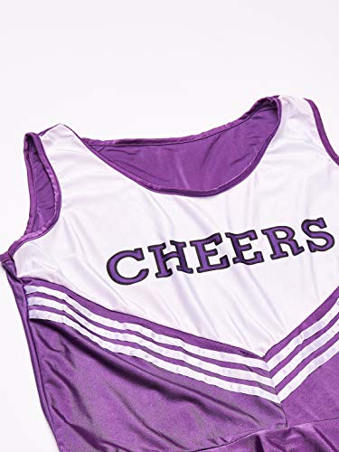 Jojobaby Women's Musical Uniform Fancy Dress Costume Complete Outfit (Small, Purple)