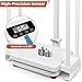 Medical Grade Digital Scale with Handles for Elderly, Height and Weight Scale for Doctor Office, Scale with Height Measurement, 485lbs Weight Capacity, HD LED Display, USB Rechargeable