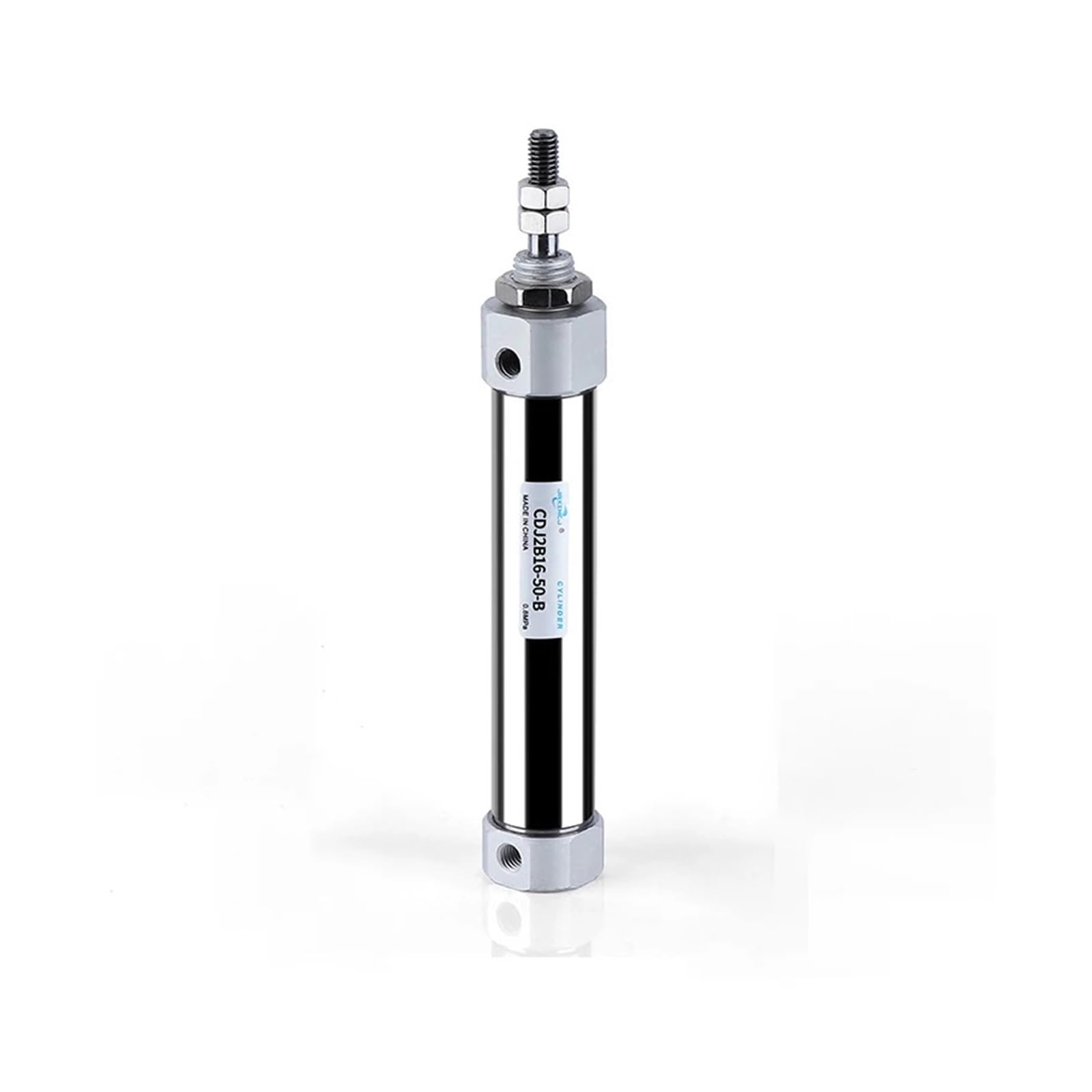 Cilindro de aire CDJ2B mini tipo rotulador de acero inoxidable de 10mm y carrera 20mm
