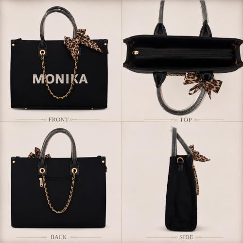 Image of rakshabandhan gift for sister | Personalized Tote Bag for Women | Rakhi Gift For Sister Handcrafted Initial | Personalized Gift for Women | Rakshabandhan Gift, Gifts For Sister On Rakhi