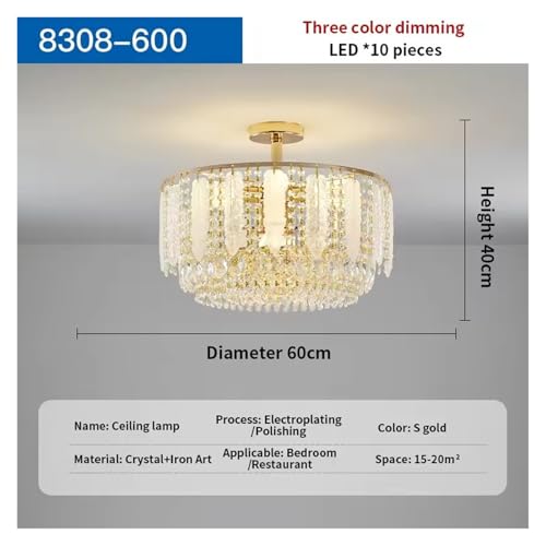 Lámpara de techo de cristal ideal para duplex y restaurantes que buscan un ambiente sofisticado 4