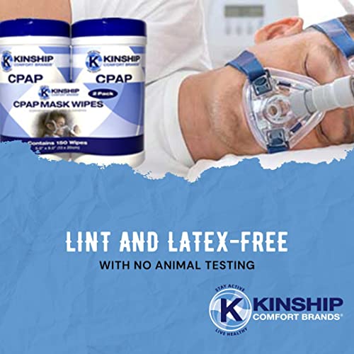 image for Kinship Comfort Brands CPAP Mask Cleaning Wipes (150 Count, 2-75 count