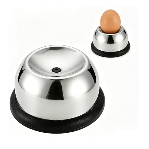 Pique-œufs en acier inoxydable et plastique - Outil de cuisine pratique pour œufs crus et durs avec poignée ergonomique - Accessoire de cuisine