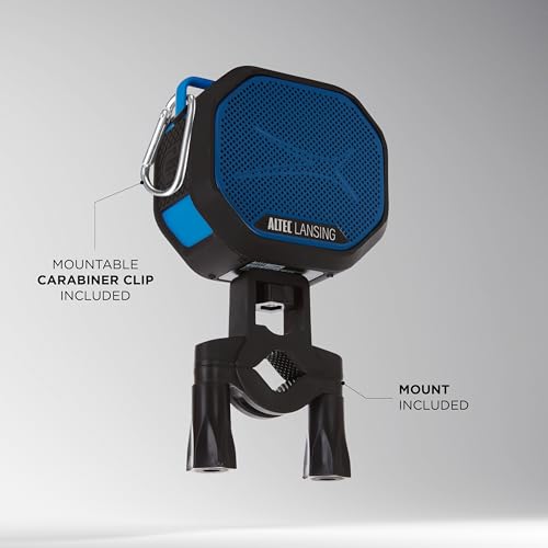 Image of Altec Lansing HYDRATREK Magnetic Bluetooth Speaker, Waterproof IP67, 5W RMS Output, True Wireless Pairing, USB-C Quick Charge, 3.7V 400mAh Battery, Voice Assistant, Perfect for Any Adventure