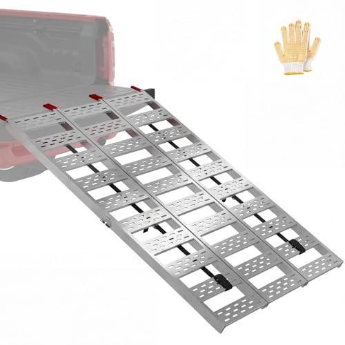 KOLOTOOL Tri-Fold Aluminum Loading Ramp 1500 lbs, 76" x 50