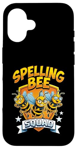 Spelling Bee Squad Cute Bees School Competition Team �X�}�z�P�[�X iPhone 16 �p