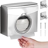 CLARITYKG Dispensadores de Toallas de Papel Interdoblada de Acero Inoxidable 304, Dispensador de Papel de Baño Higiénico...