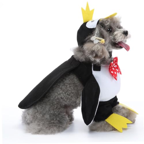 Disfraz capa pingüino para perro XL Halloween miniatura 5