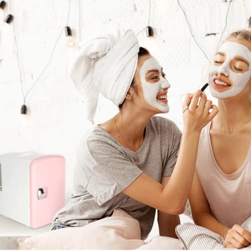 Personal Chiller Portable Mini Fridge Cooler And Warmer, 4 Liter Capacity Chills Six 12 Oz Cans, Snacks, And Skincare Products, A/C Operation, 100% Freon-Free #TOP3