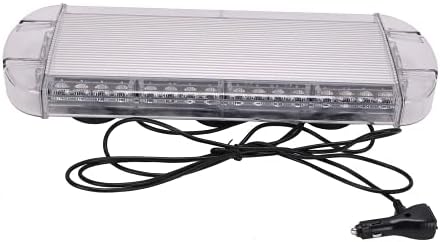 Holdfiturn 40LED Roof Top Strobe Lights Led Strobe Flashing Light Bar High Visibility Double Side Emergency Safety Warning Roof Recovery Light 21 Flash Patterns Lights for Car Vehicle Truck Trailer