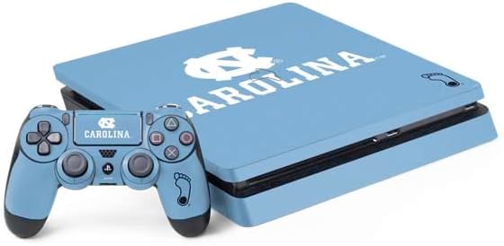 Skinit Decal Gaming Skin Compatible with PS4 Slim Bundle - Officially Licensed University of North Carolina Mascot Design