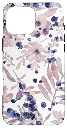 ���ʉ� ���[�J�� �u���[�x���[ �{�^�j�J���A�[�g ���R �p�^�[�� �X�}�z�P�[�X iPhone 16 Pro Max �p