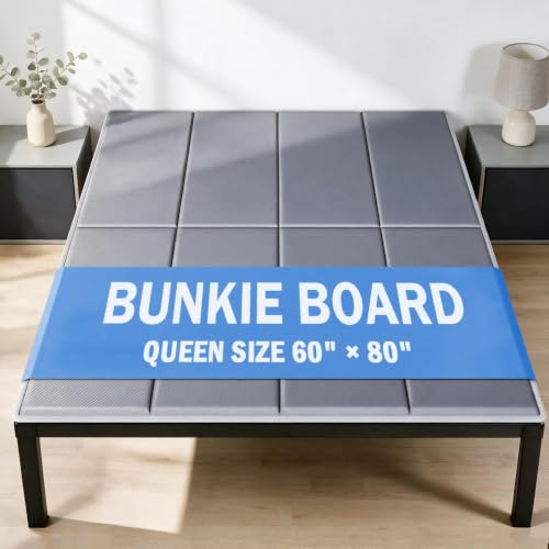 FUVAIKA Bunkie Board Queen Size 60"x80", Heavy Duty Mattress Support Board